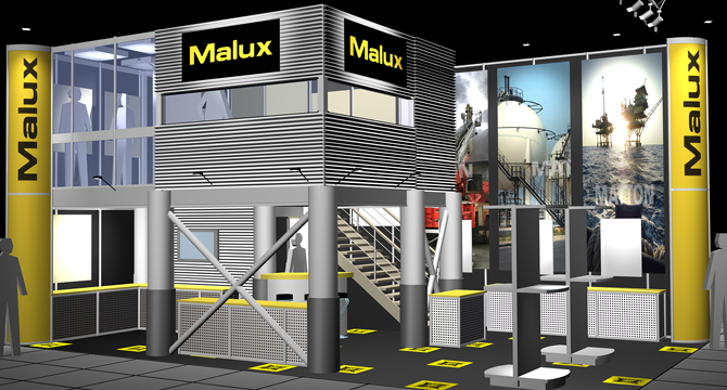 Tvåvåningsskiss / Malux