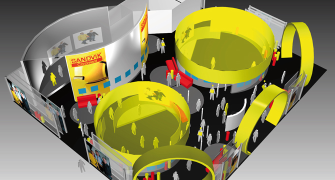 Active Communication People to People / Monterdesign / Sandvik Coromant genom Expoteknik