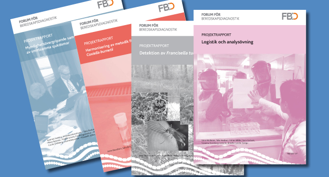 Projektrapporter för Forum för beredskapsdiagnostik / Livsmedelsverket